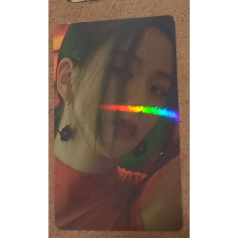 Thẻ ảnh photocard pob hologram siêu đẹp makestar jisoo solo album official card