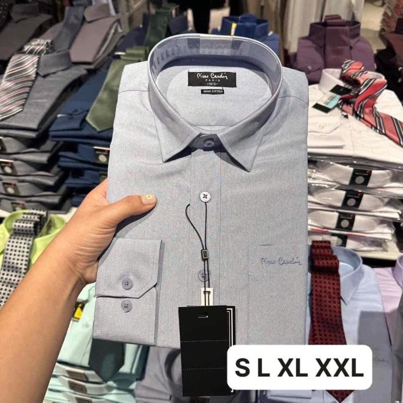Áo sơ mi Pierre Cardin tay dài auth