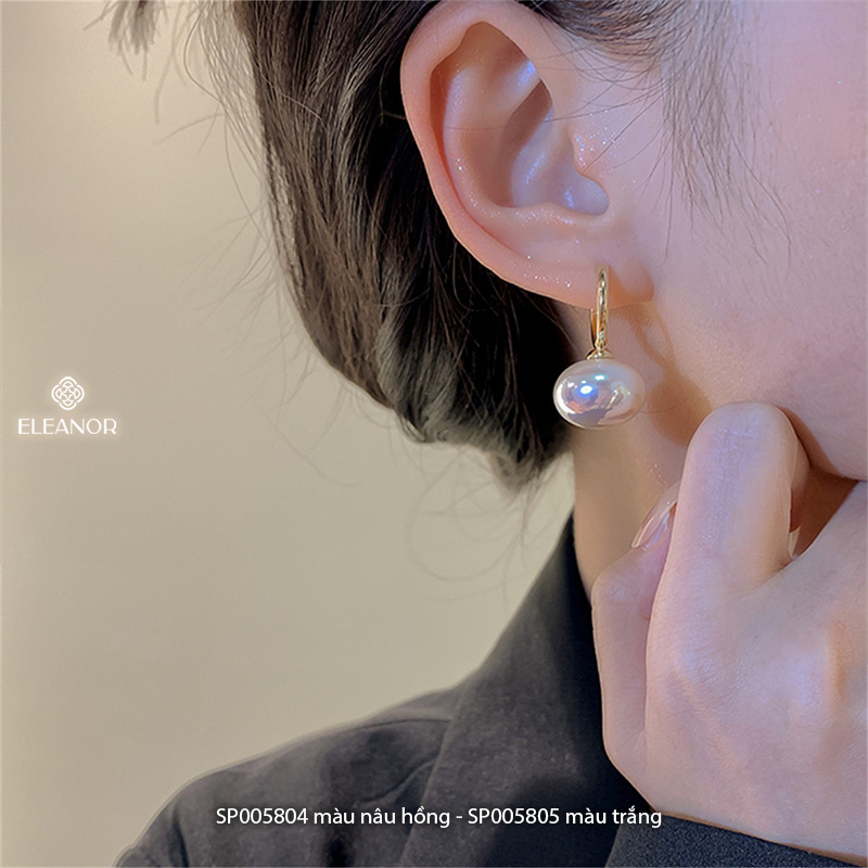 Bông tai nữ chuôi bạc 925 Eleanor Accessories đính ngọc trai nhân tạo phụ kiện trang sức 5804