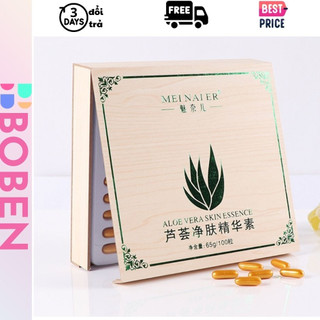 Viên thải chì nha đam Haosani hộp 100 viên chính hãng
