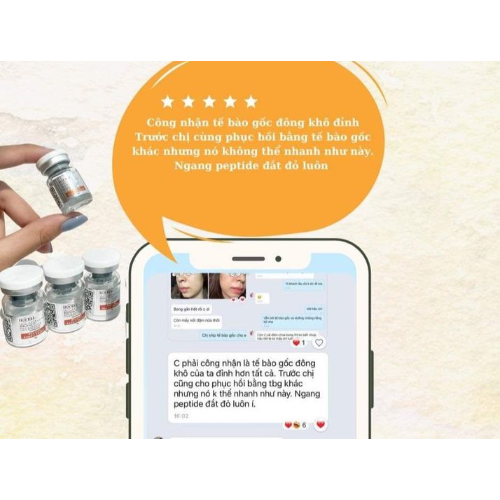✔️CHÍNH HÃNG TẾ BÀO GỐC ĐÔNG CÔ HCELL NUÔI DƯỠNG PHỤC HỒI DA