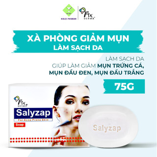 Xà Phòng Giảm Mụn Lưng, Cơ Thể FIXDERMA Salyzap Soap Làm Sạch, Kháng Khuẩn, Trắng Sáng Da 75g [Hùng Lợi]