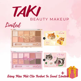 [Phiên Bản Giới Hạn] Bảng Phấn Mắt 10 Ô Clio Pro Eye Palette ( Mèo 19 20 )