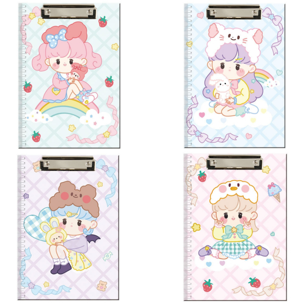 Kẹp tài liệu, trình ký size A4 họa tiết hoạt hình dễ thương