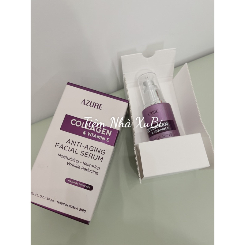 (Pick Tại Mỹ Bao Check) Serum Collagen Dưỡng Sáng Da Giảm Nếp Nhăn Azure 50ml Hàn Quốc