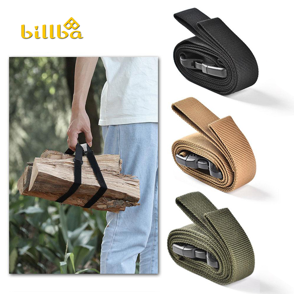Dây ràng đồ, dây đai buộc đồ có khóa nhựa điều chỉnh độ dài dùng đi dã ngoại cắm trại camping BB9993  - Billba Camping