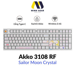 Bàn phím akko 3108 rf sailor moon crystal - hàng chính hãng
