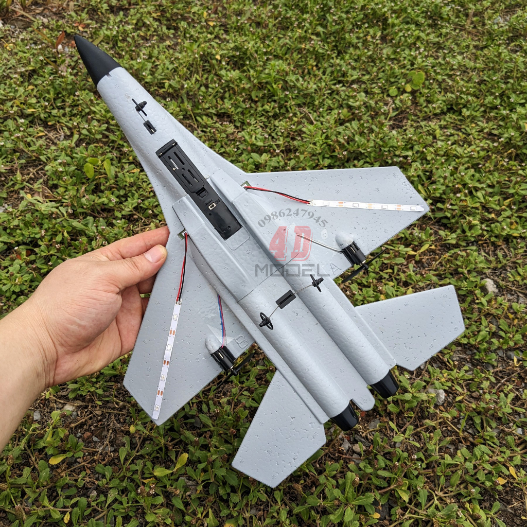 Máy bay điều khiển Su-35 2 kênh. Xốp dẻo Mpp siêu bền. KT 43*31*8CM. Pin 3,7V/300mAh. Điều khiển 300m