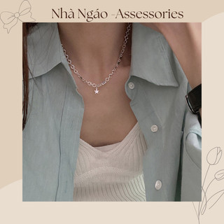 Dây chuyền phong cách retro cổ điển kiểu ngôi sao năm cánh