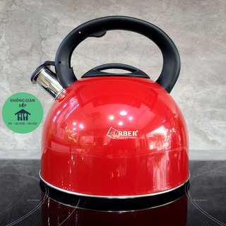 Ấm đun nước bếp từ 2.5l 3l 4l arber inox 304 có còi báo hiệu đun sôi nhanh chóng