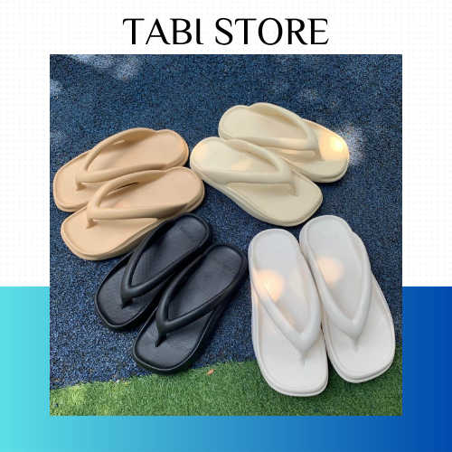 Dép Xuất Xịn , Dép Tông Bánh Mì 23.65 Chống Nước Tăng Chiều Cao Unisex Nam Nữ