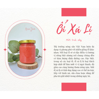 Mứt ổi xá lị _ pink guava jam