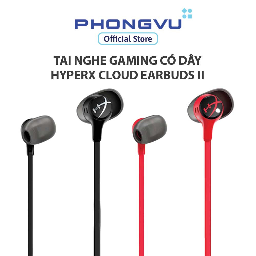 Tai nghe gaming có dây HYPERX CLOUD EARBUDS II - Bảo hành 24 tháng