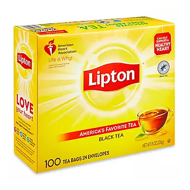 TRÀ LIPTON TUÍ LỌC 100 GÓI