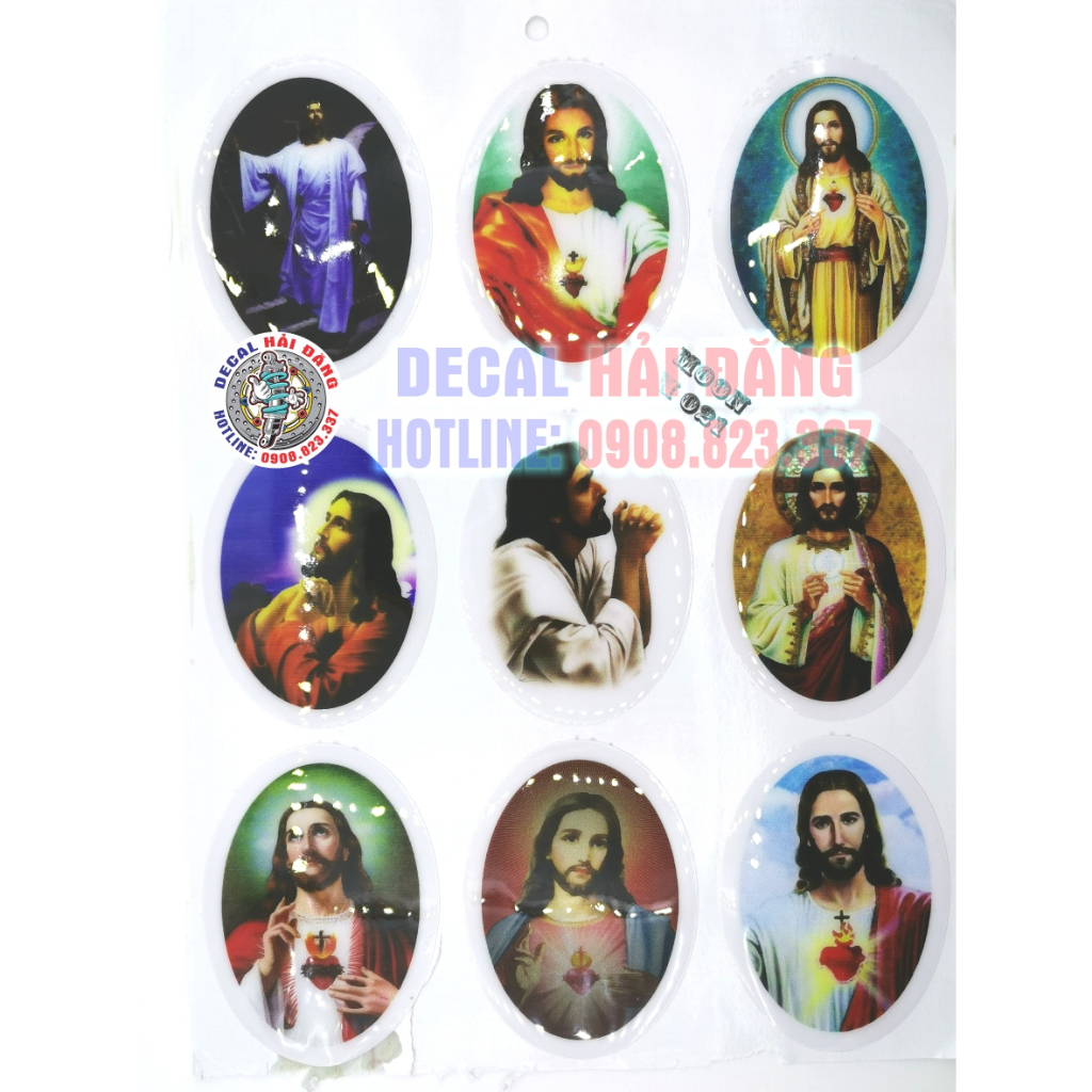 Tem sticker Chúa giêsu và Đức Mẹ