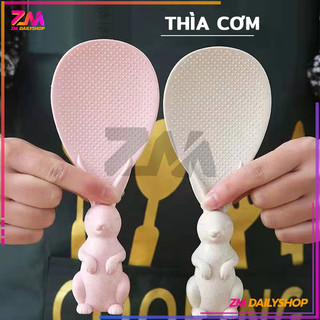 Muôi xới cơm hình thỏ, muôi xới cơm chống dính hình thỏ dễ thương