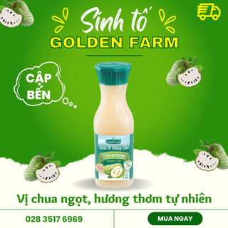 Sinh tố mãng cầu golden farm 1 lít