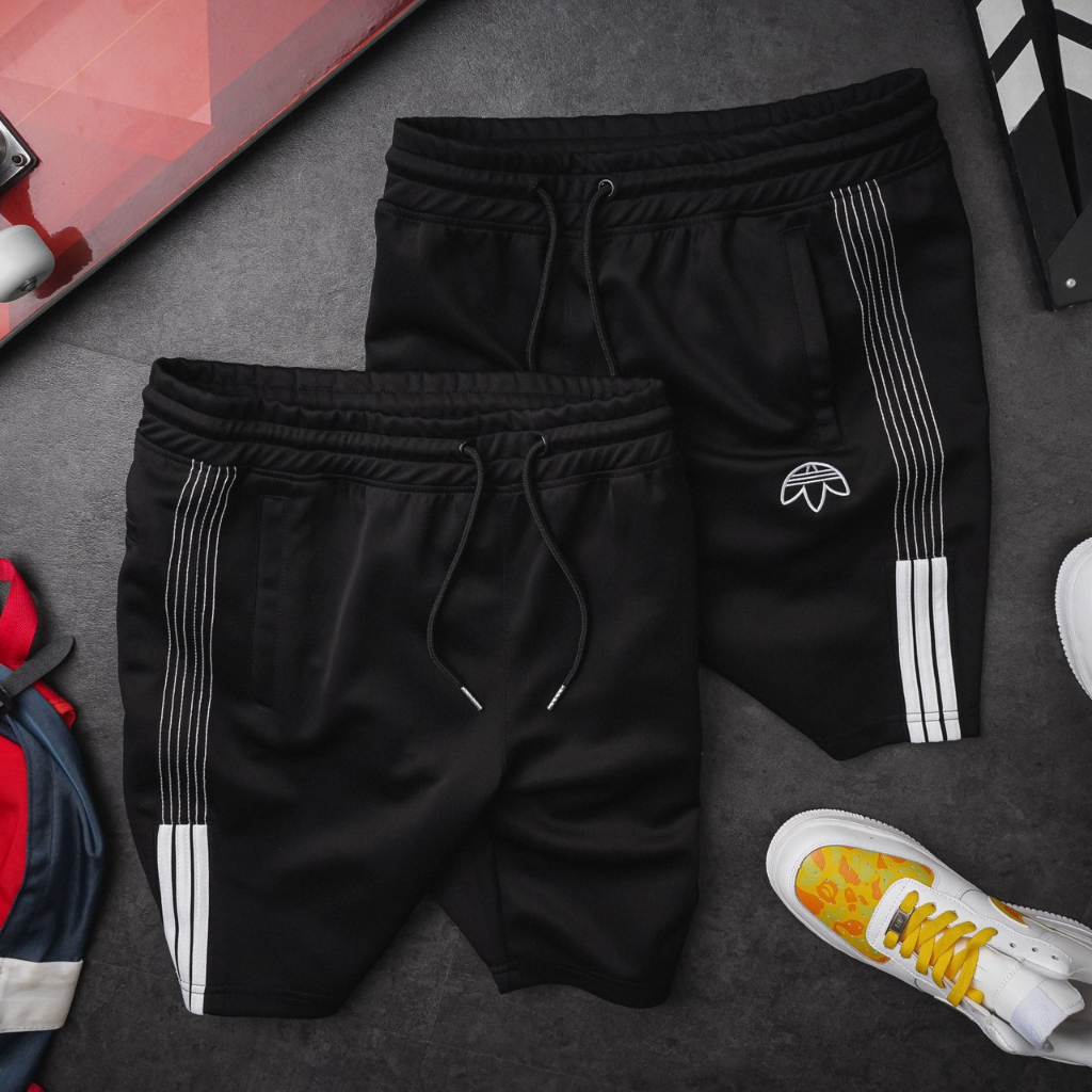 Quần Short Nỉ Thun Adidas Wang- Hàng Hiệu Xuất Khẩu - Chất Vải Nỉ Thun Dày Dăn, Co Giãn, Thấm Hút Tốt.