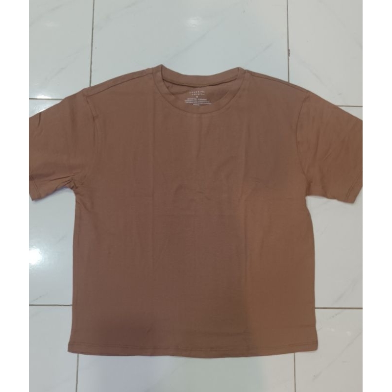Áo thun lửng tay ngắn co giãn