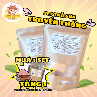 Set Trà Sữa Truyền Thống Tự Nấu Tại Nhà Thơm Ngon Chuẩn Vị Từ TIỆM TRÀ SỮA ÔNG GIÀ (8 – 12 Ly)