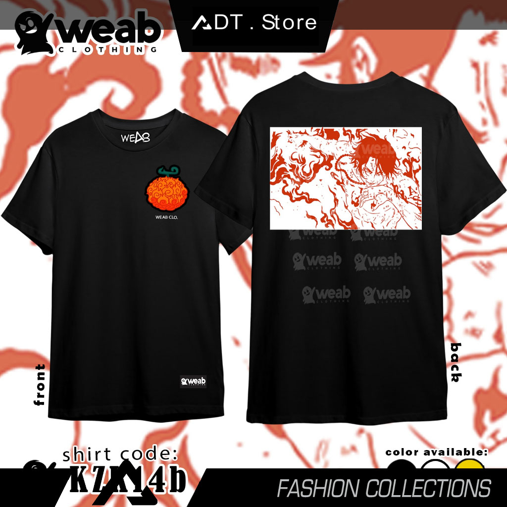 Áo thun hình WEAB CLOTHING ONE PIECE cực chất giá rẻ mẫu HOT bán chạy