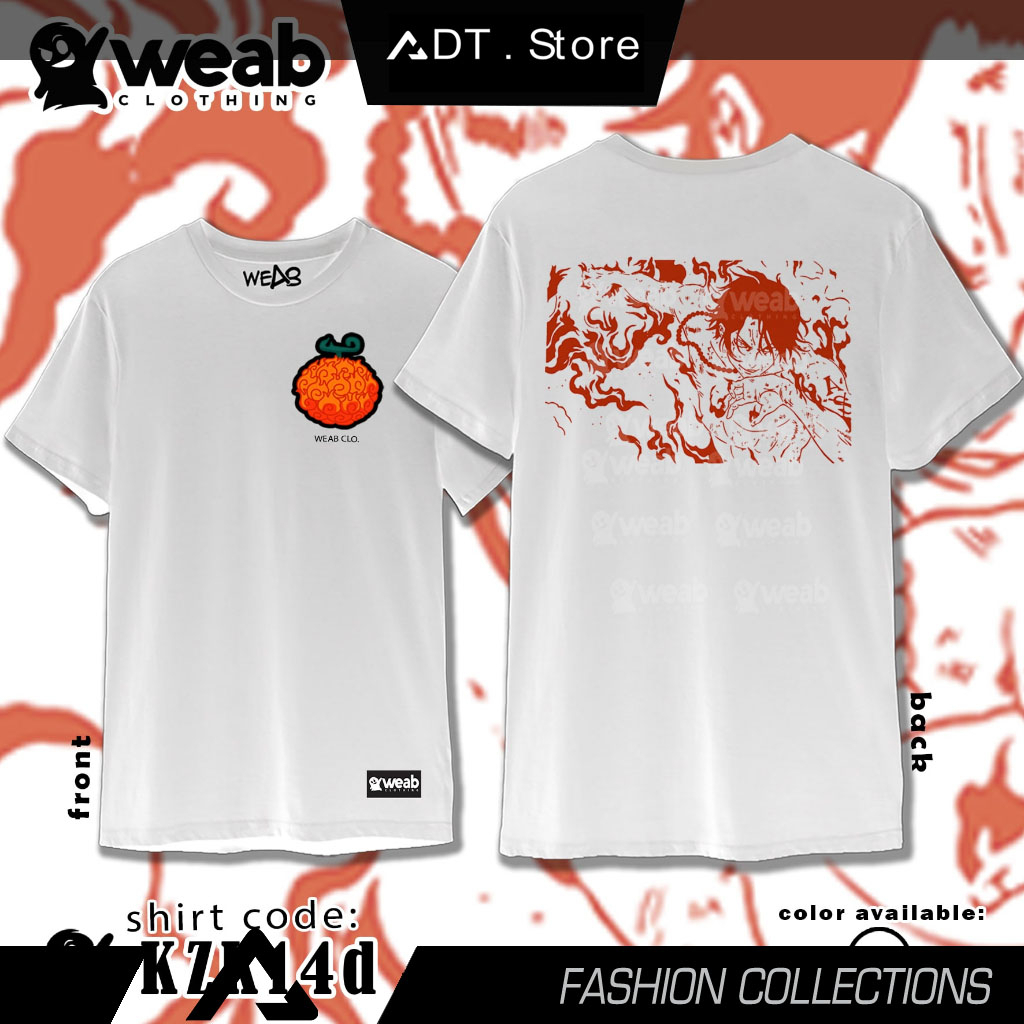 Áo thun hình WEAB CLOTHING ONE PIECE cực chất giá rẻ mẫu HOT bán chạy