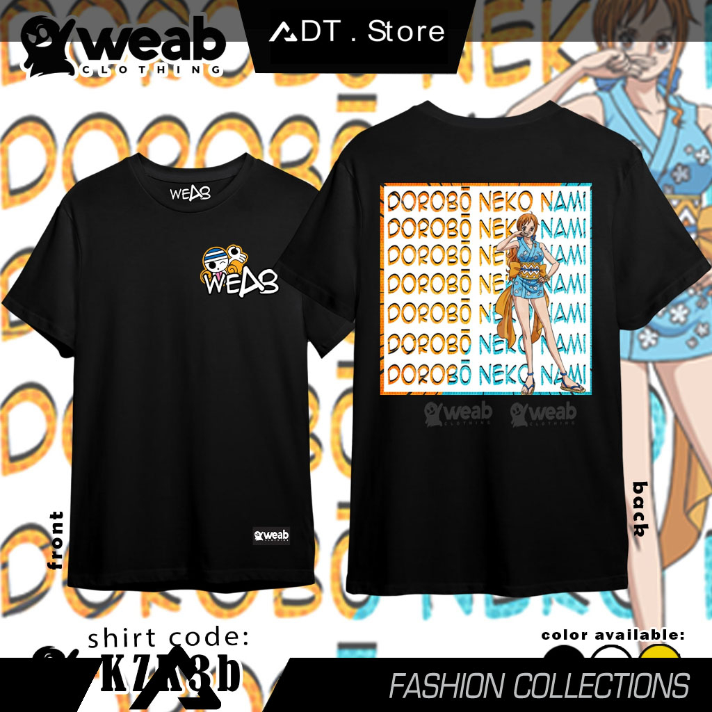 Áo thun hình WEAB CLOTHING ONE PIECE cực chất giá rẻ mẫu HOT bán chạy