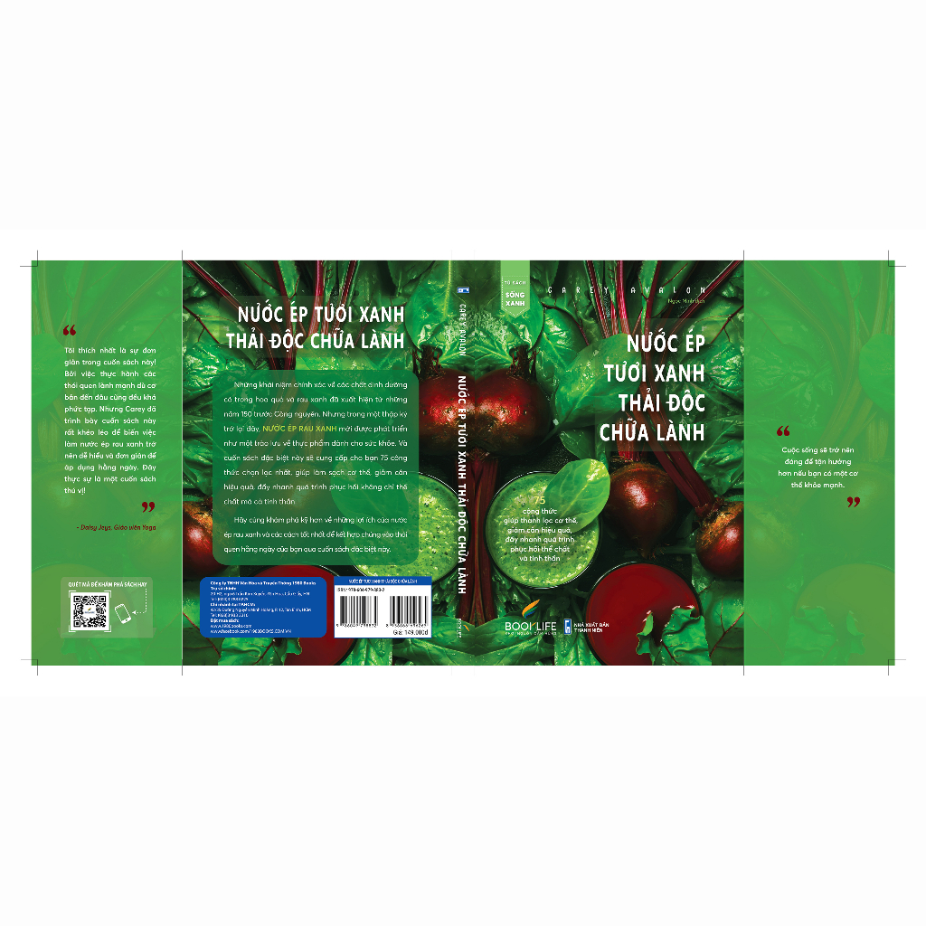 Sách - Nước Ép Tươi Xanh Thải Độc Chữa Lành