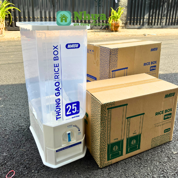 Thùng Đựng Gạo Chống Ẩm Mốc Cao Cấp Chính Hãng Nhựa Duy Tân