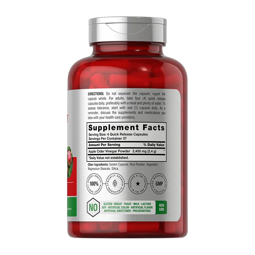 Viên Uống Giấm Táo Giảm Cân Horbaach Apple Cider Vinegar 2400mg 150 Viên