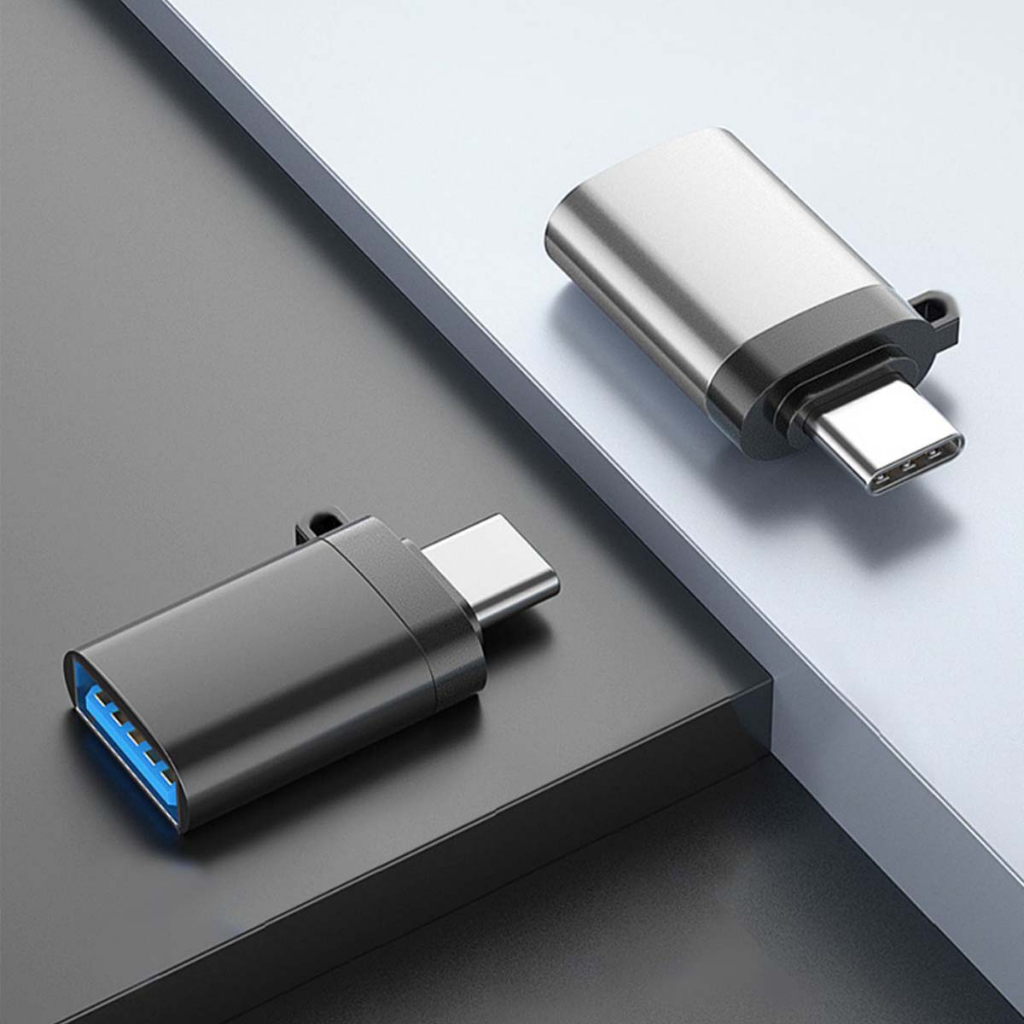 Đầu chuyển OTG Type-C to USB 3.0  | Vỏ nhôm có móc khoá