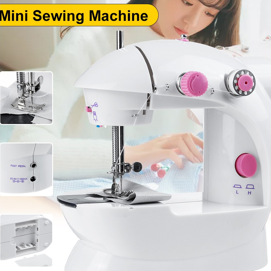 Máy May Để Bàn - Máy Khâu Gia Đình SIêu Tiện Lợi Hàng Chính Hãng Dễ Dàng Sử Dụng Có Đèn Led