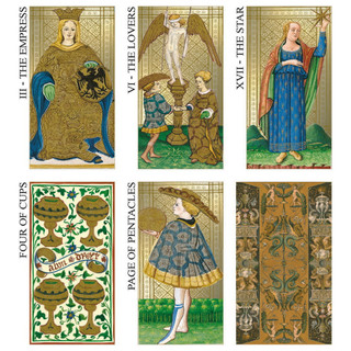 Bộ Bài Visconti Tarot (Mini Edition) (Guu Tarot Shop)