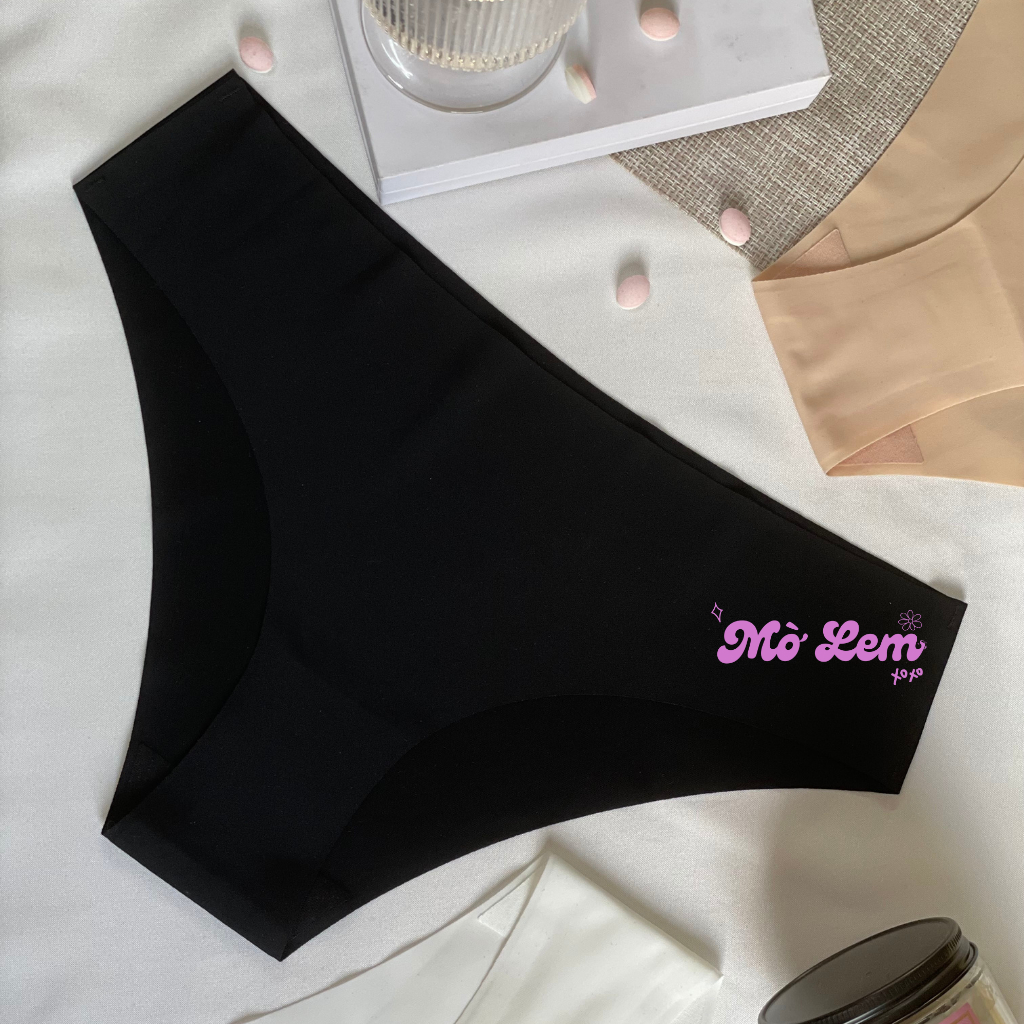 COMBO 3 Quần Lót Nữ Cao Cấp Thun Lạnh Cotton Trơn Đúc Su Không Viền | Molem.bodycare 3FB