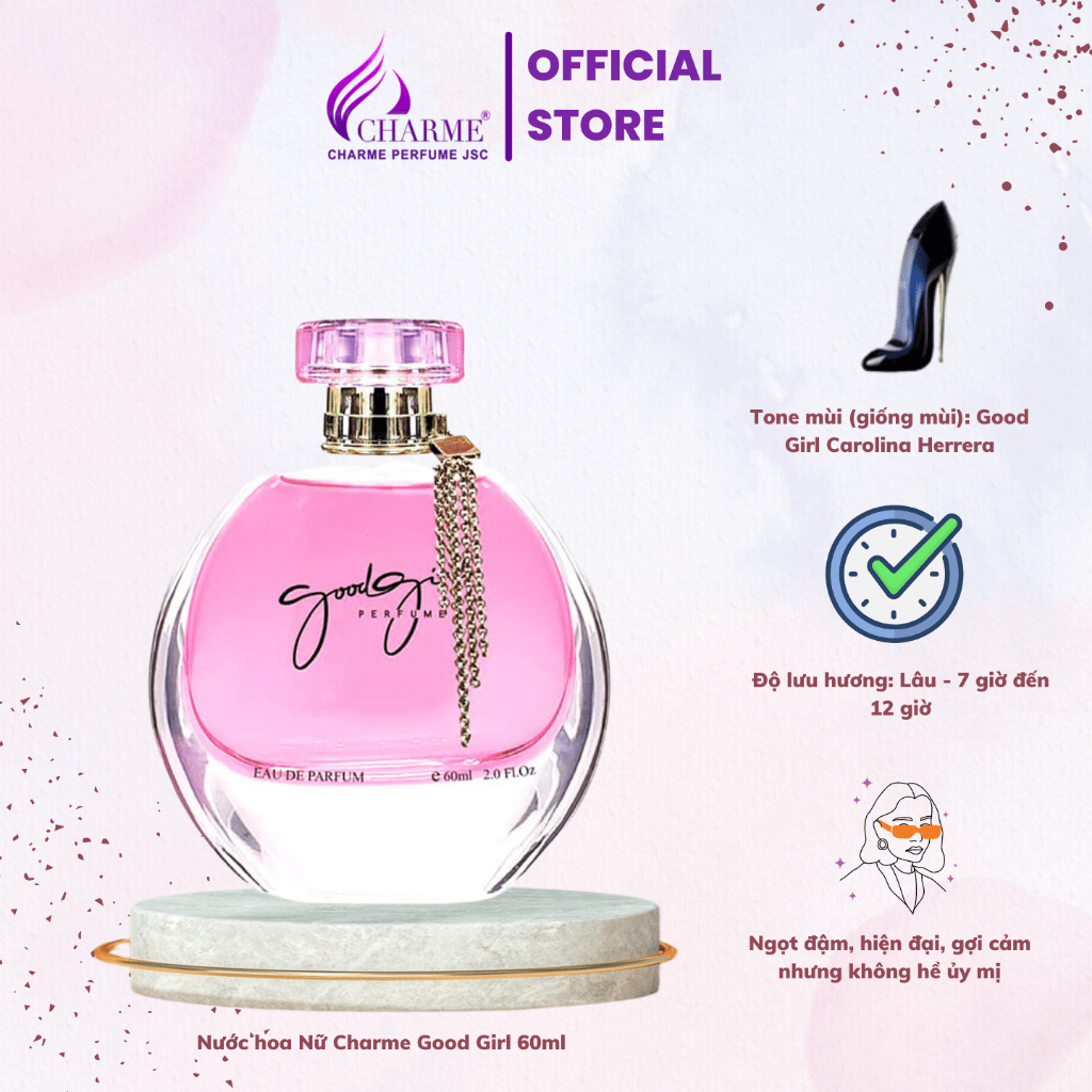 Nước hoa Nữ Charme Good Girl 60ml