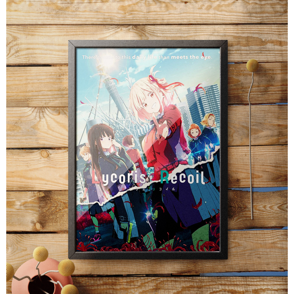 Khung Poster treo tường Anime Lycoris Recoil - Poster RT Store