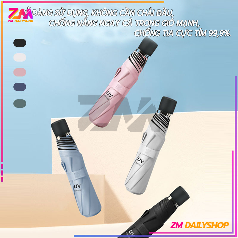 Ô che nắng,dù gấp gọn hình UV,Dù Che Mưa Ngăn Nắng Ngăn Tia UV,che mưa ô dù có lớp chống tia UV bảo vệ da