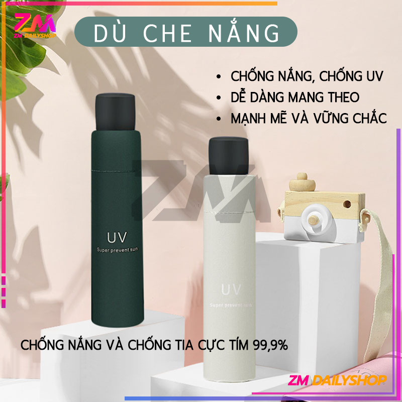 Ô che nắng,dù gấp gọn hình UV,Dù Che Mưa Ngăn Nắng Ngăn Tia UV,che mưa ô dù có lớp chống tia UV bảo vệ da