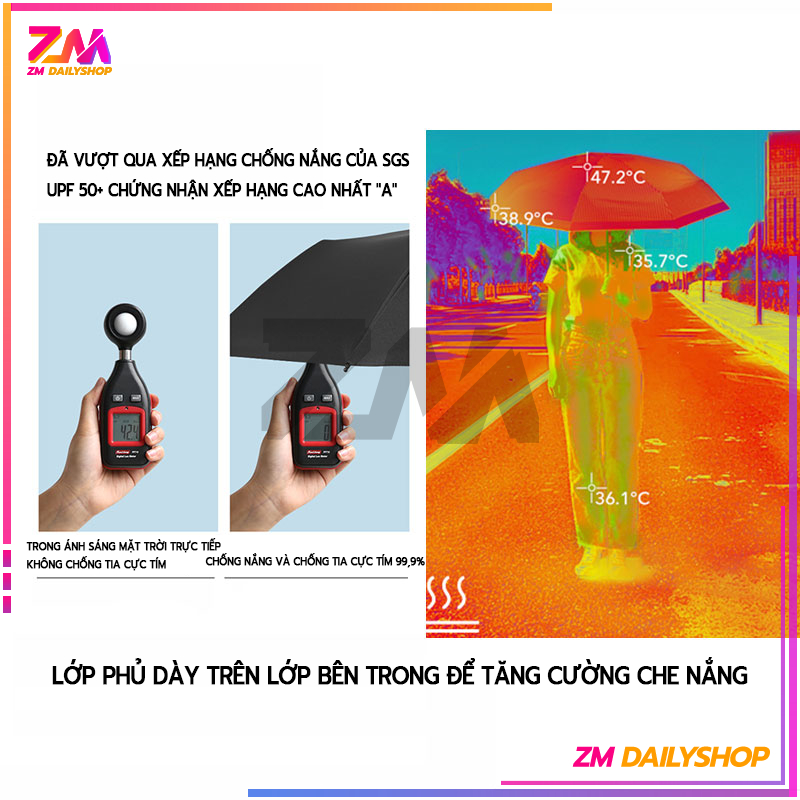 Ô che nắng,dù gấp gọn hình UV,Dù Che Mưa Ngăn Nắng Ngăn Tia UV,che mưa ô dù có lớp chống tia UV bảo vệ da