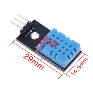 Cảm biến DHT11 đo nhiệt độ độ ẩm – Module DHT11 Arduino, học tập, DIY