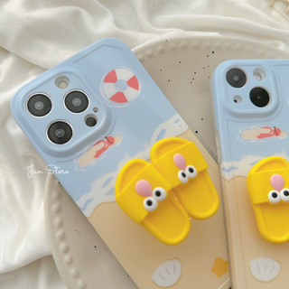 Ốp silicon siêu bền kèm pop dép cute