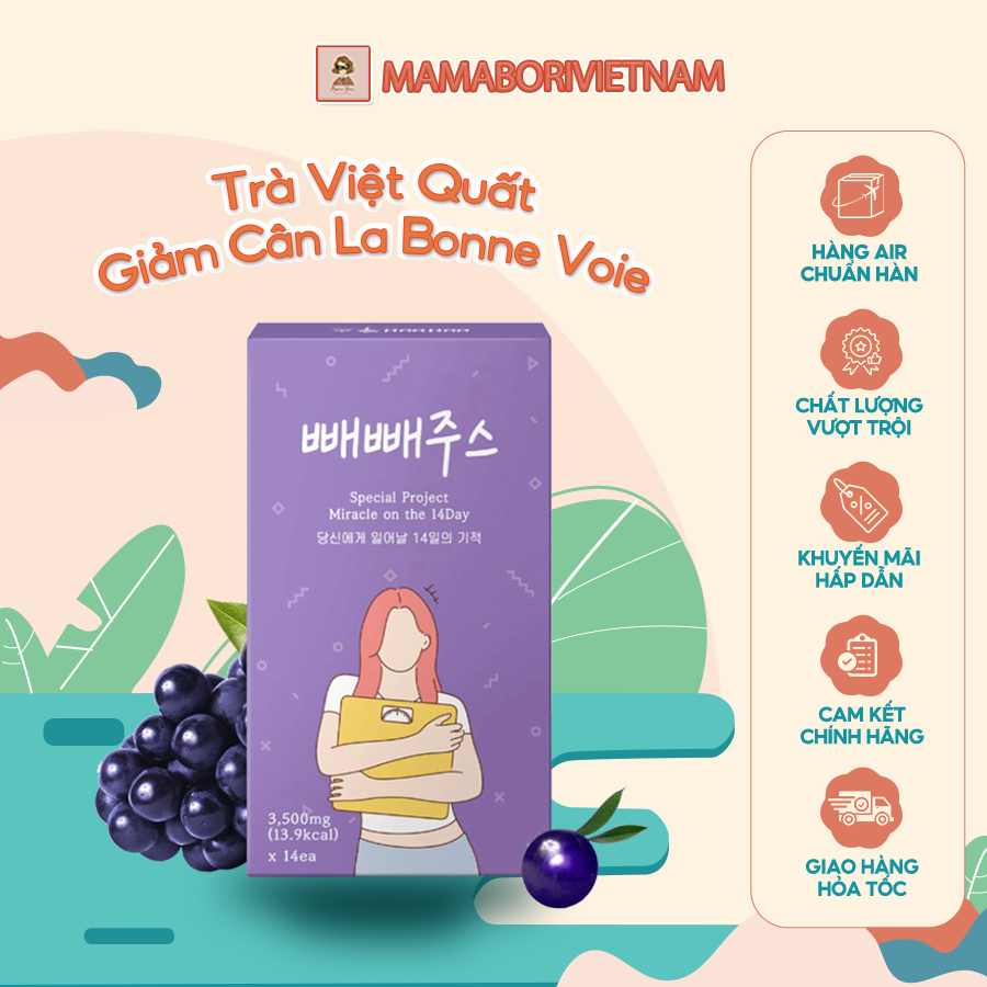 Trà việt quất giảm cân Hàn Quốc La Bonne Voie