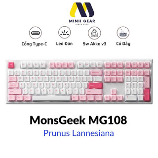 Bàn phím cơ monsgeek mg108 prunus lannesiana