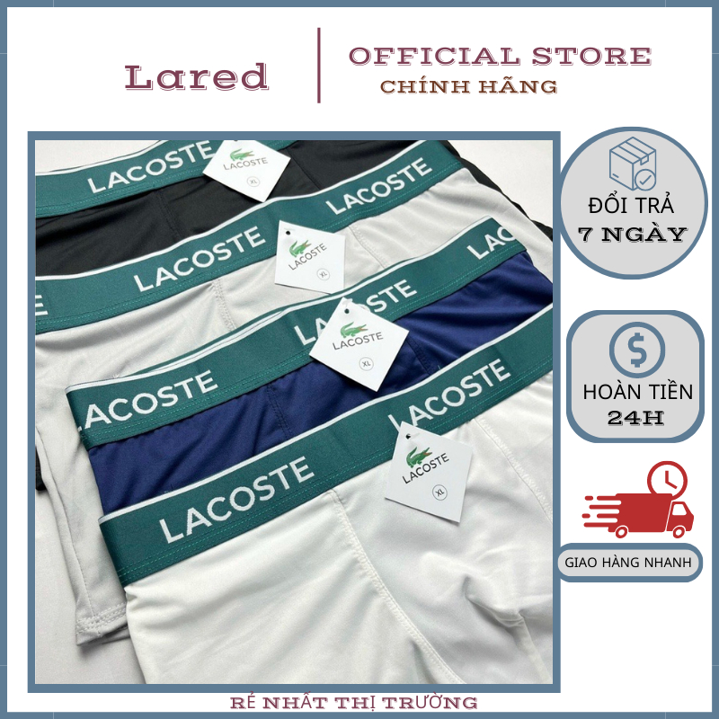 Quần sịp đùi cá sấu Lacoste thun lạnh co giãn 4 chiều, thoáng mát..Thời trang lared 01