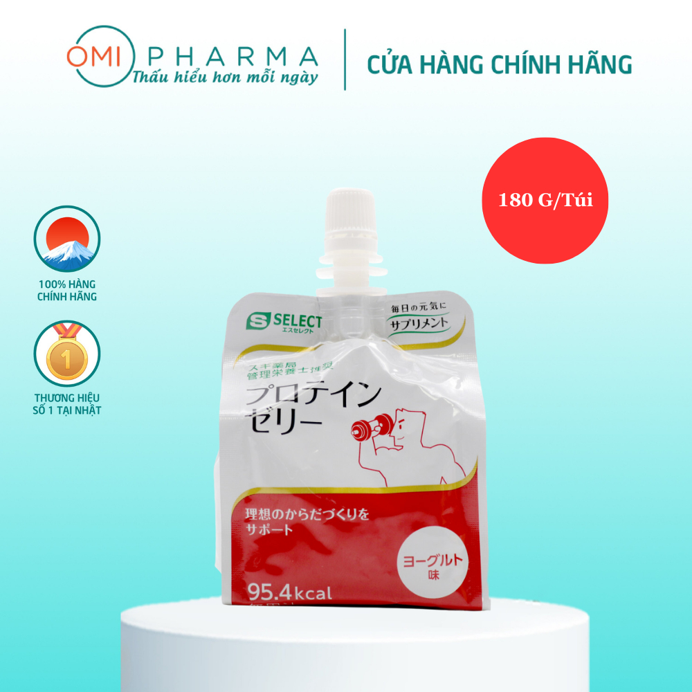 Thạch Uống Protein Jelly Drink S Select Nhật Bản (180g/ Túi)