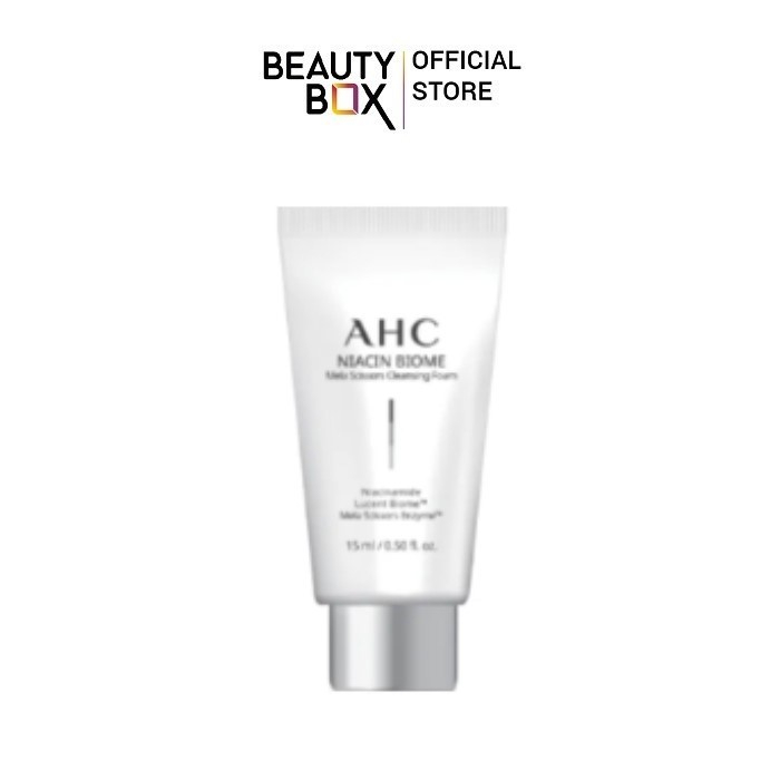 [Quà tặng không bán]Combo Sữa Rửa Mặt Làm Sáng Da AHC 15ml+Mặt Nạ Giấy Cellulose Mask 27ml