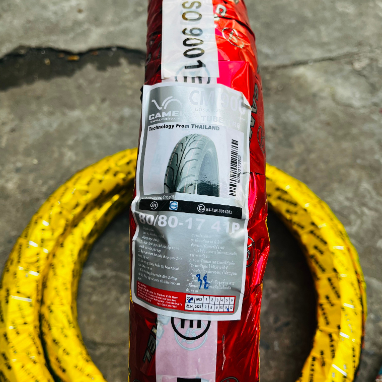 (80/80-17 TT) Vỏ xe Camel T900 dùng ruột size 80/80-17 TT cho các dòng xe số phổ thông - Vỏ xài ruột
