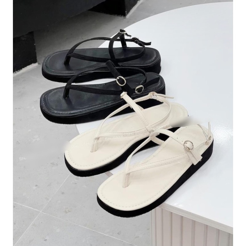 (sẵn hàng)Dép nữ Sandal CK đế bằng 3cm mẫu hotrend năm nay
