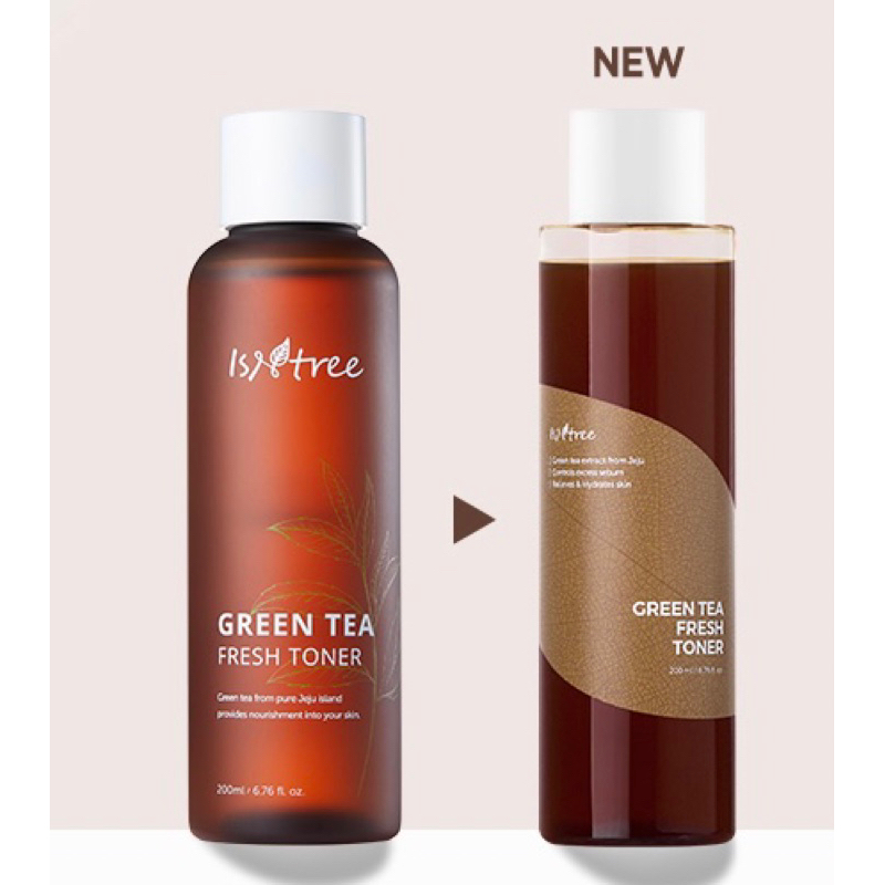 Nước cân bằng toner trà xanh Isntree Green Tea Fresh Toner