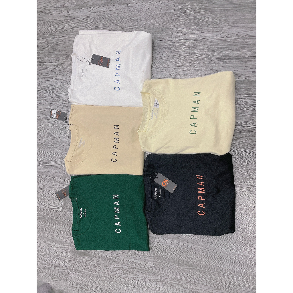 ÁO THUN IN LOGO CAPMAN VẢI XỊN DÀY DẶN
